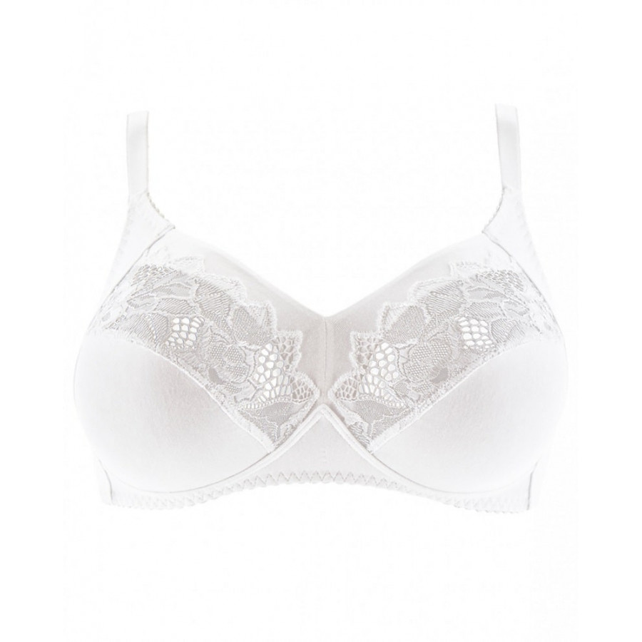 FULL CUP BRA, NON WIRED, NON PADDED, COTON D'ARUM, SANS COMPLEXE