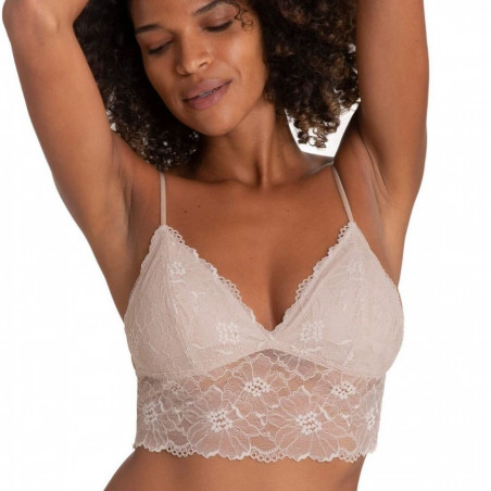 BRALETTES ENCAJE SIN AROS, CON RELLENO FINO, MODELO LEAH, DORINA. LIMITED EDITION