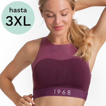 SUJETADOR DEPORTIVO ESTILO TOP, CON RELLENO FINO, MODELO SEDONA, DORINA. LIMITED EDITION