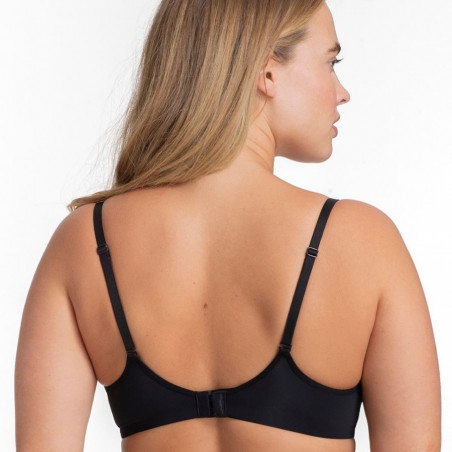 SUJETADOR BRALETTE SUPER ESCOTADO ENCAJE, SIN AROS Y SIN RELLENO, MODELO RAIN, DORINA. LIMITED EDITION