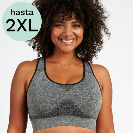 SPORTS BRA, MEDIUM SUPPORT, NON WIRED, NON PADDED, SPORT LOISIR, SANS COMPLEXE.