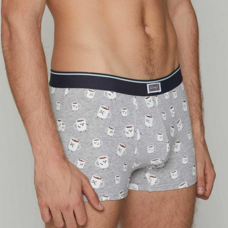 PACKX2 CALZONCILLOS BOXER "FIRST COFFEE". MR. WONDERFUL. LIMITED EDITION.