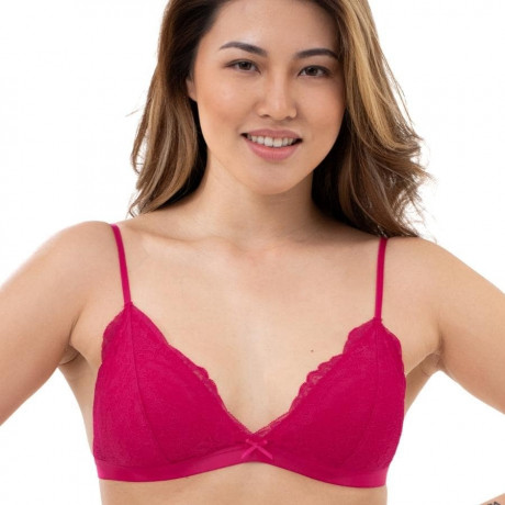 PACKX3 BRALETTE, NON WIRED, PADDED, PEONY, DORINA. LIMITED EDITION. 2