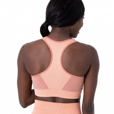 SPORTS BRA, MEDIUM SUPPORT, NON WIRED, REMOVABLE PADDED, ANTELOPE, DORINA. LIMITED EDITION.