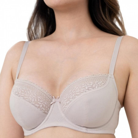 PACKX2 FULL CUP BRA, UNDERWIRED, NON PADDED, SAVANNA, DORINA. LIMITED EDITION.