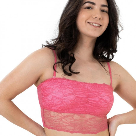 LACE BANDEAU, NON WIRED, PADDED, ABELIA, DORINA. LIMITED EDITION.
