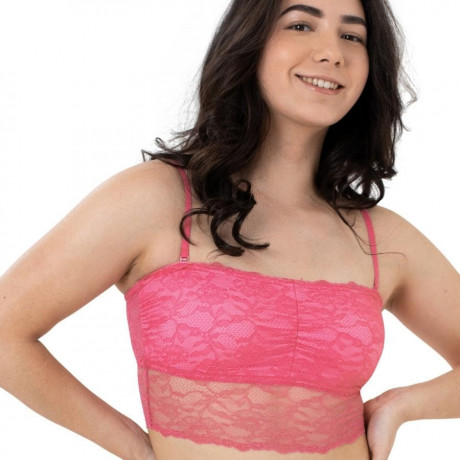 LACE BANDEAU, NON WIRED, PADDED, ABELIA, DORINA. LIMITED EDITION. 2