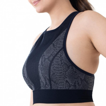 SPORTS BRA, MEDIUM SUPPORT, NON WIRED, REMOVABLE PADDED, NAVAJO, DORINA. LIMITED EDITION.
