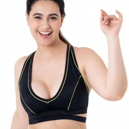 SPORTS BRA, MEDIUM SUPPORT, NON WIRED, NON PADDED, BELLAGIO, DORINA. LIMITED EDITION.