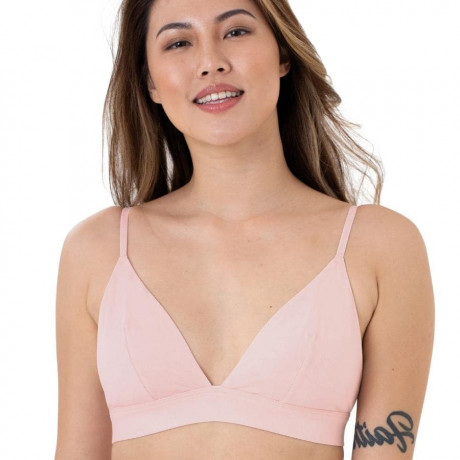 PACKX2 COTTON BRA, NON WIRED, NON PADDED, LILA, DORINA. LIMITED EDITION.
