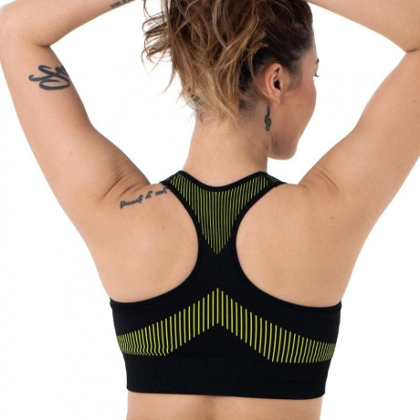sports bra, medium support, non wired, padded, reflect,... 2