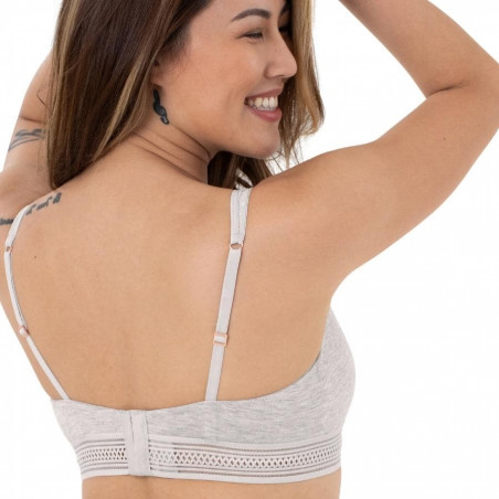 BRALETTE DE MODAL, SIN AROS Y SIN RELLENO, DUSCHA, DORINA. LIMITED EDITION.