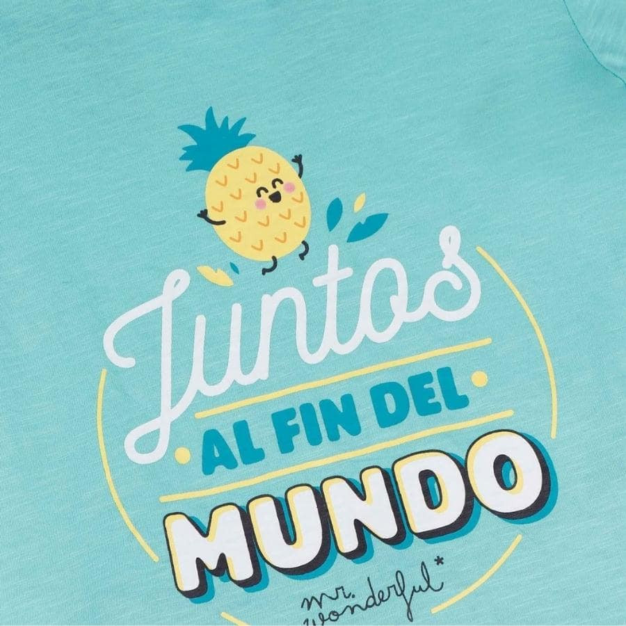 Pijama Mr Wonderful Juntos Al Fin Del Mundo niño  Tienda online de regalos  y merchandising - Mis Personajes Cáceres