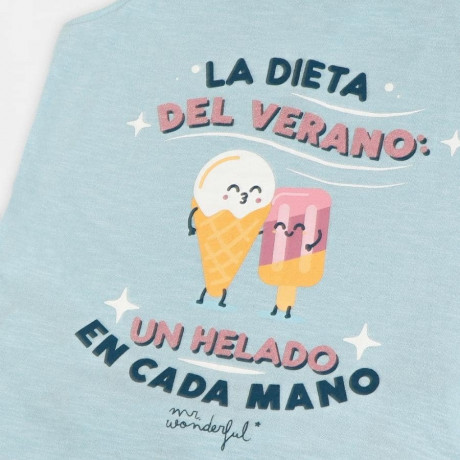 pijama niña verano, "la dieta del verano", mr. wonderful. 2