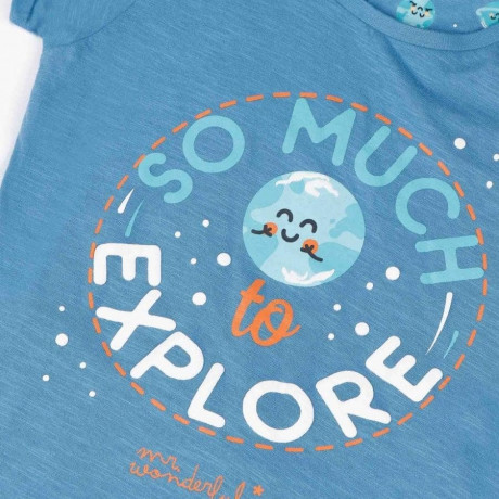 GIRL'S SUMMER PYJAMAS, "SO MUCH TO EXPLORE". MR. WONDERFUL. LIMITED EDITION.