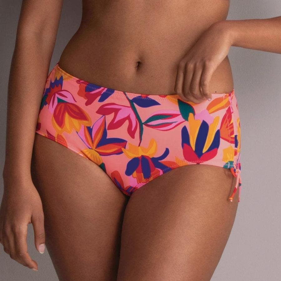 minimizer bikini top + bikini full briefs, rosa faia. limited
