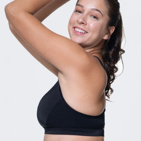 SPORTS BRA, MEDIUM SUPPORT, NON WIRED, PADDED, MADEIRA, DORINA. LIMITED EDITION.