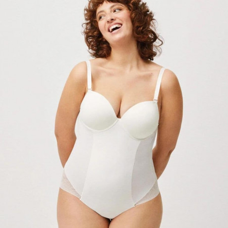BRIDAL CONTROL BODYSUIT, BACKLESS, YSABEL MORA. 2