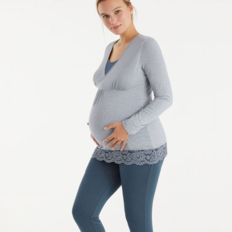 PREGNANCY AND NURSING PYJAMA SET, PROMISE. LIMITED EDITION.