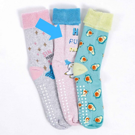 CALCETINES ANTIDESLIZANTES, "HOY PUEDEN PASAR COSAS MARAVILLOSAS", MR. WONDERFUL. LIMITED EDITION.