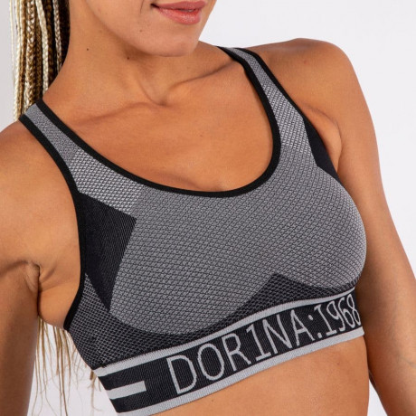 SUJETADOR DEPORTIVO ESTILO TOP, RELLENO EXTRAÍBLE, MODELO INCLINE, DORINA. LIMITED EDITION.