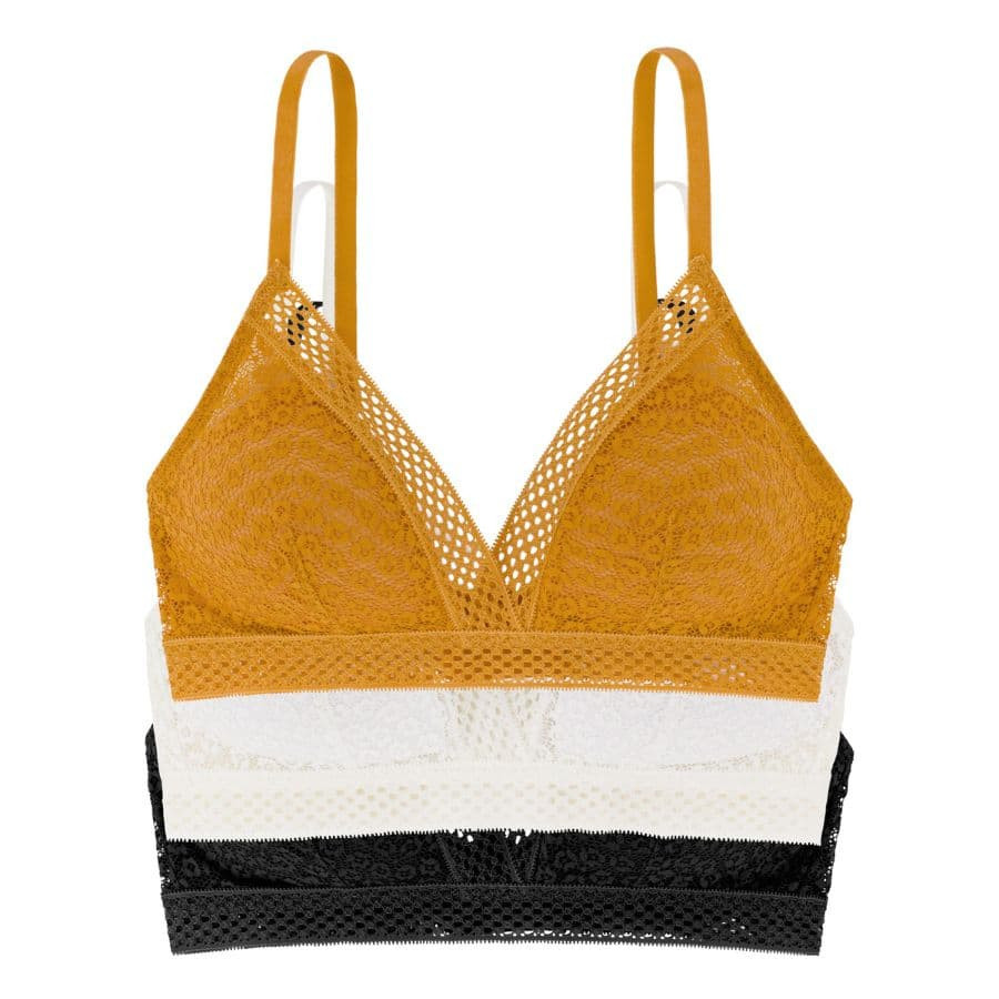 PACKX3 BRALETTE, NON WIRED, REMOVABLE PADDED, WILD, DORINA. LIMITED EDITION.