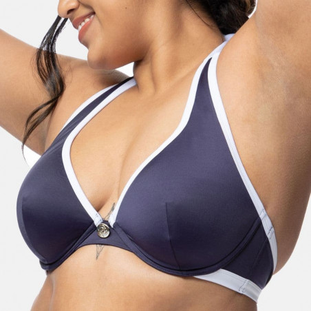 COPA BIKINI GRAN CAPACIDAD, CON AROS, RELLENO FINO, MONTE-CARLO, DORINA. LIMITED EDITION.