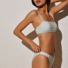 BANDEAU BIKINI TOP + BIKINI BRIEFS, YSABEL MORA. LIMITED EDITION.