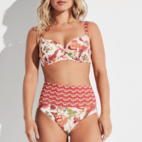 CONJUNTO BIKINI CAPACIDAD, COPA B, AROS, RELLENO FINO, GISELA. LIMITED EDITION