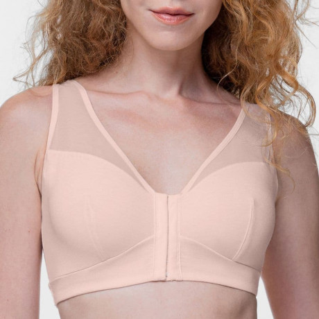 Front closure bra, non wired, non padded, satis, dorina. 2