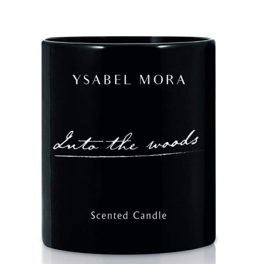 Scented candle, into the woods, ysabel mora.