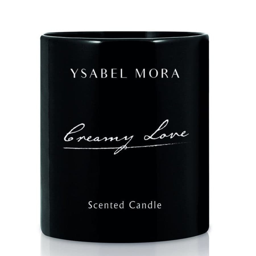 Scented candle, creamy love, ysabel mora.