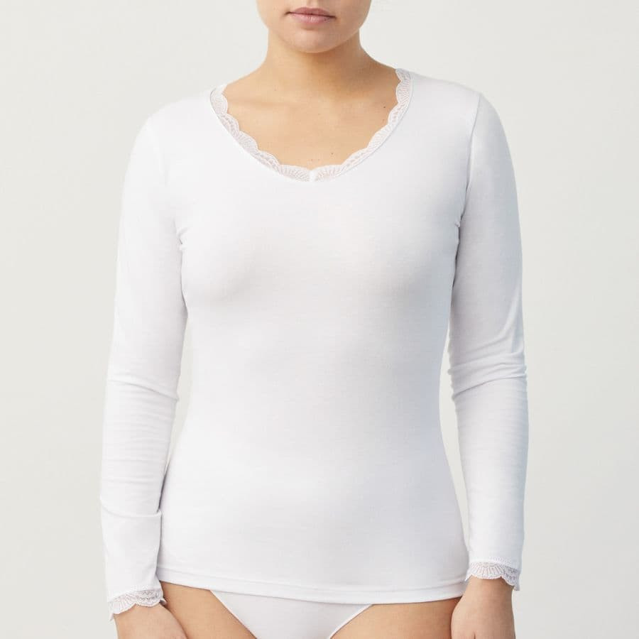 cotton long sleeve t-shirt, ysabel mora.