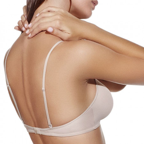 Ivette Bridal white strapless push-up bra with multi-position