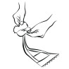 Adhesive thong, secret weapons.