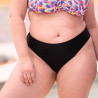 Braga bikini negra, corte clásico, singular swim.