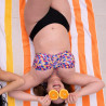 Braga bikini negra, corte clásico, singular swim.