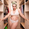 bralette reductor encaje, sin aros, sin relleno, frida, singular. especial copas grandes.