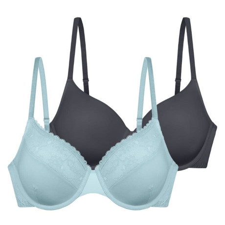 Packx2 full cup bra, underwired, padded, radha, dorina.