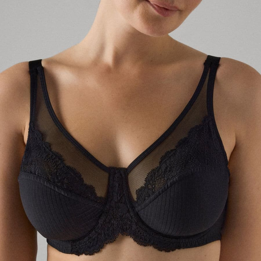 Full cup bra, underwired, non padded, ysabel mora.