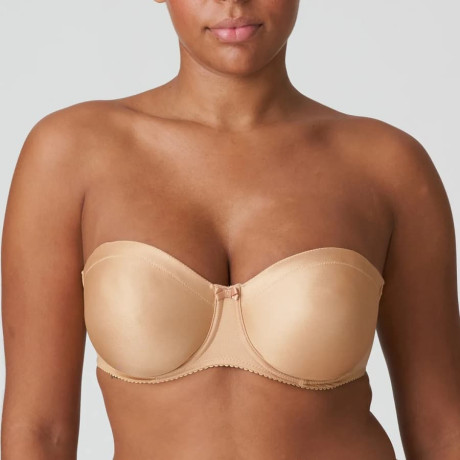 minimizer strapless bra, satin, primadonna.