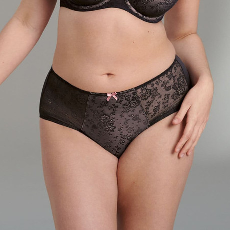 High waisted briefs, fleur, rosa faia.