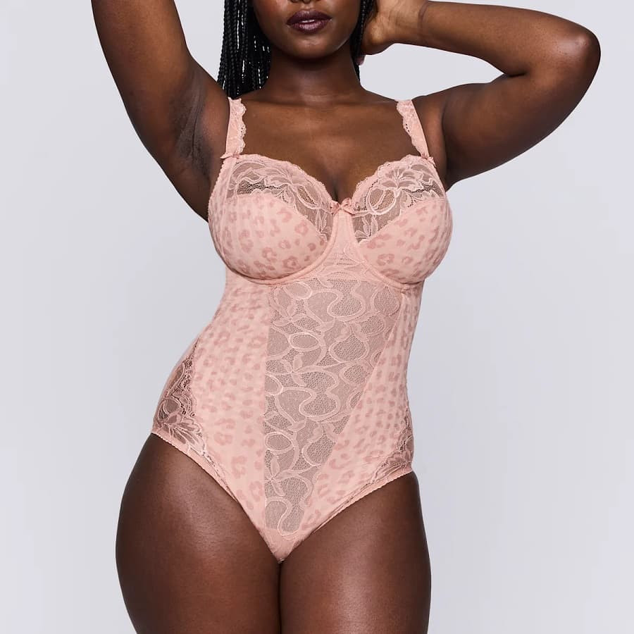 Control bodysuit, minimizer bra, underwired, non padded, madison, primadonna.