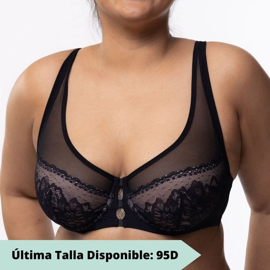 bralette gran capacidad, aros y sin relleno, talisa, dorina.