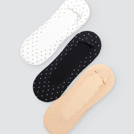 Packx3 dots invisible socks, ysabel mora.