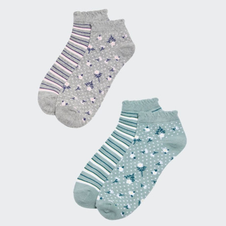 Packx2 cotton socks, ysabel mora.