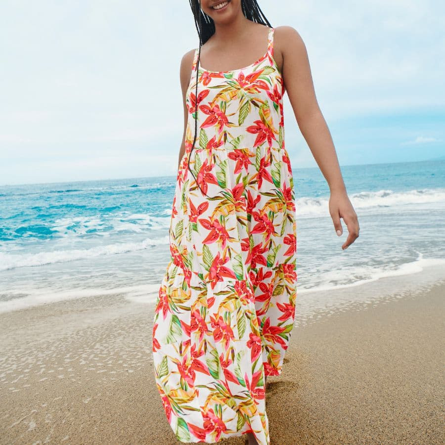 Vestido largo de playa, tanzania, primadonna swim.