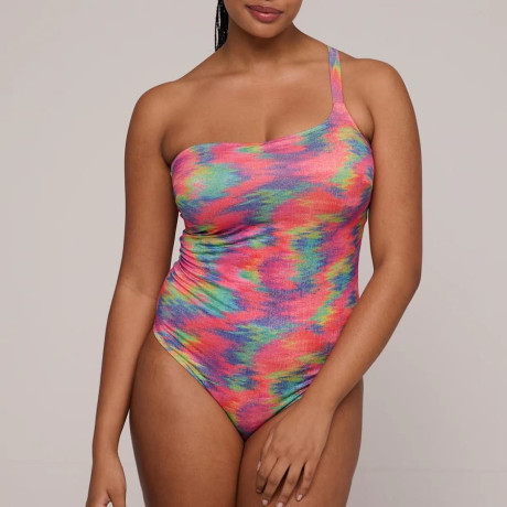 Bañador reductor asimétrico, relleno fino, cairo, primadonna swim. 2