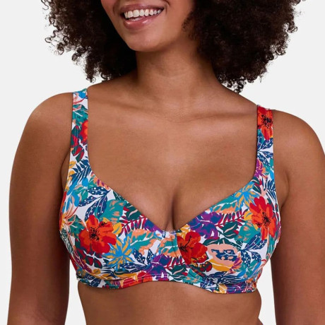 Bikini top + bikini full briefs, curaçao, sans complexe. 2