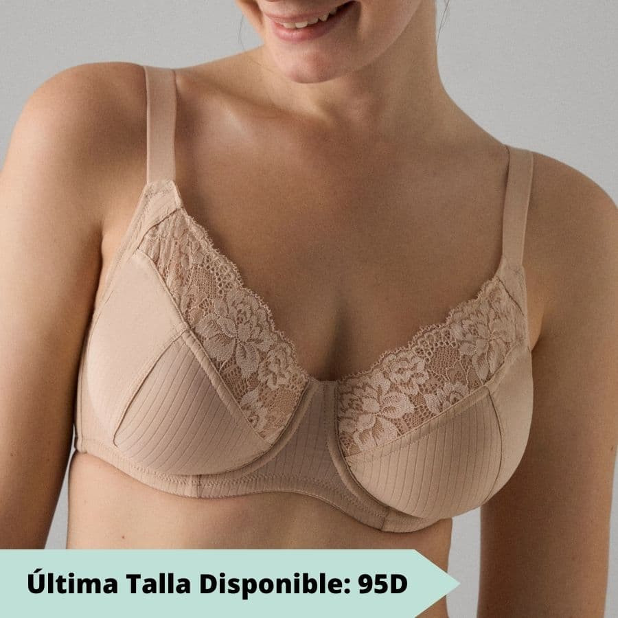 Full cup bra, underwired, non padded, ysabel mora.